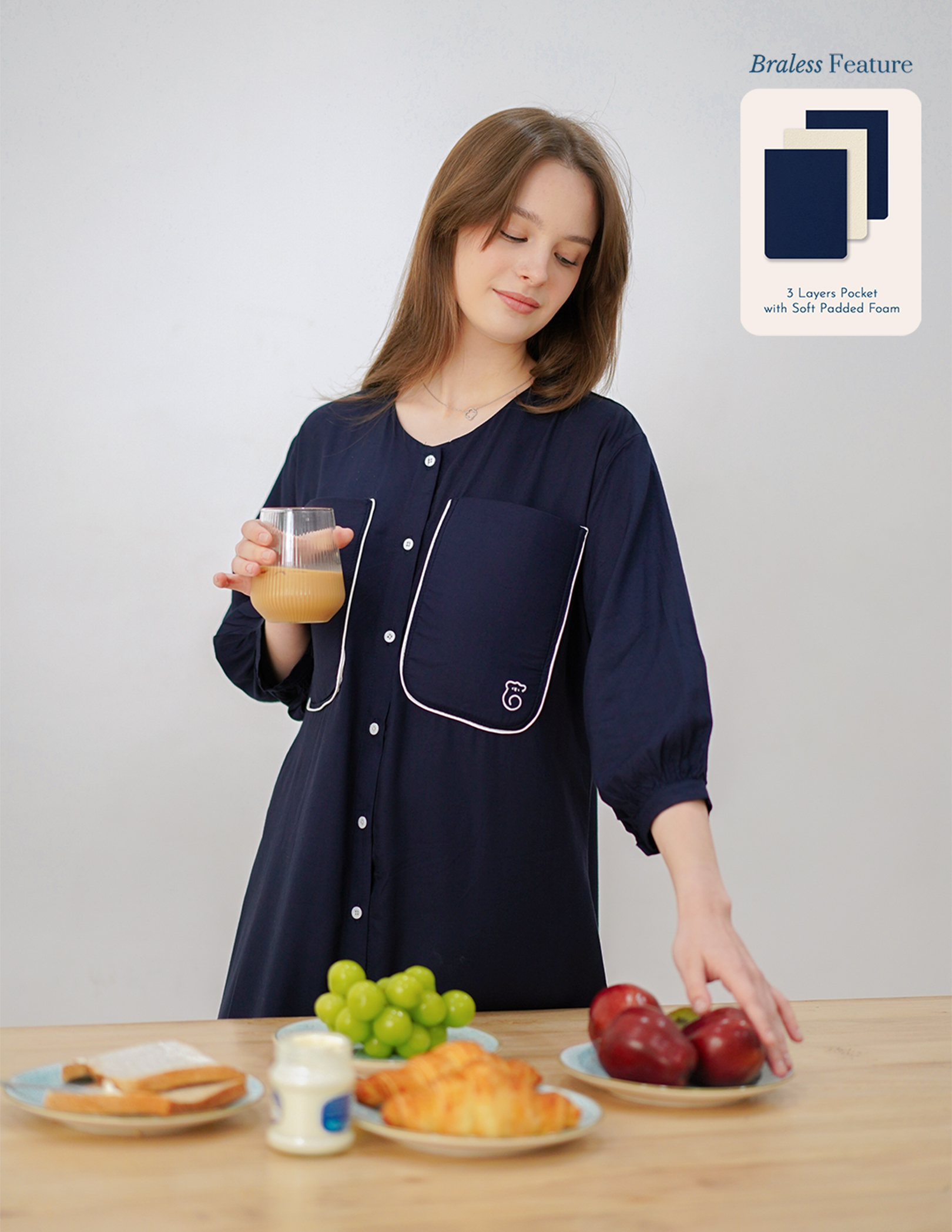 Lauren Braless Nightgown
