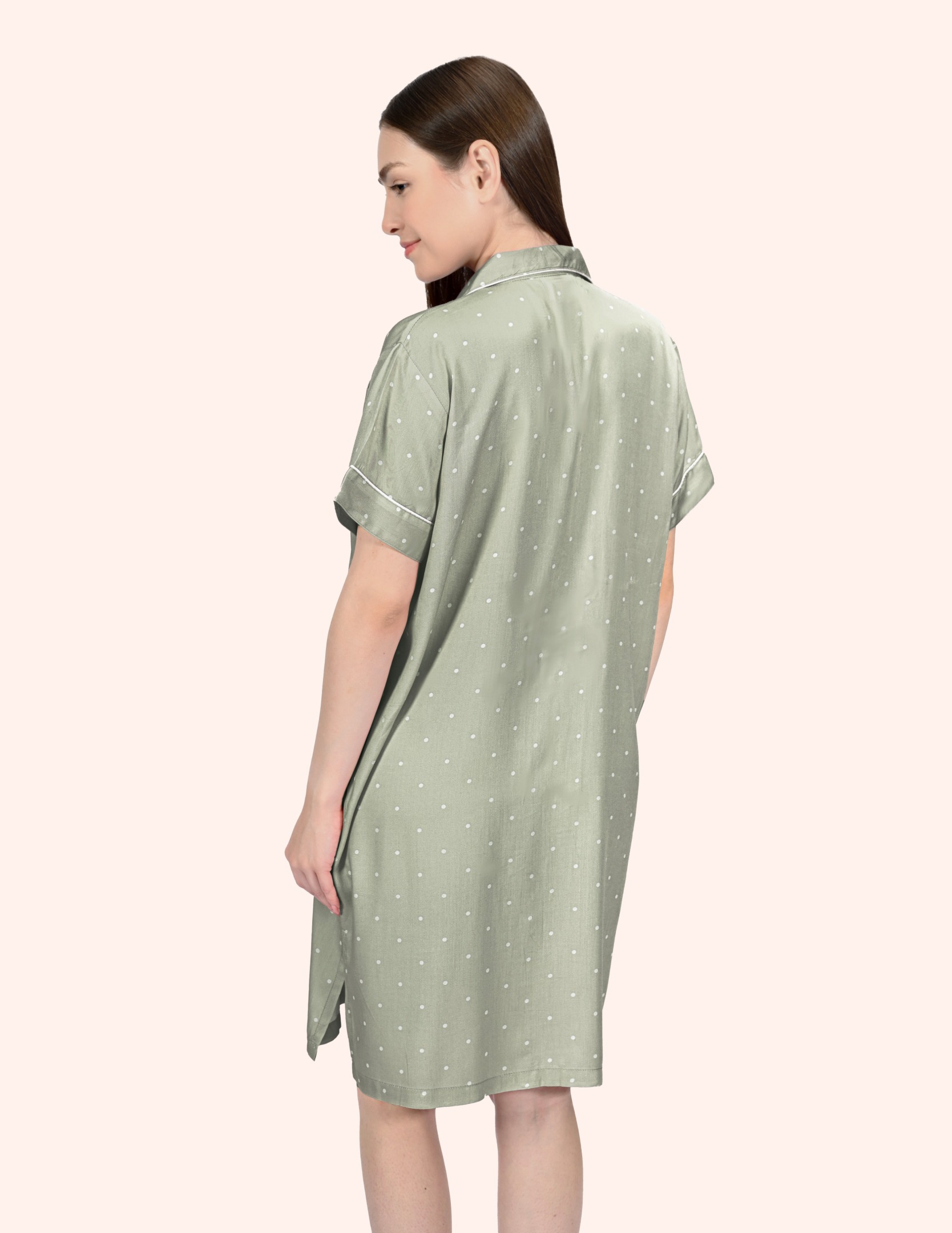 Lily Polkadot Braless Nightgown