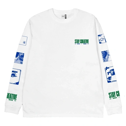 Image of Hemdev Tshirt Longsleeve Algerian White Tees Katun