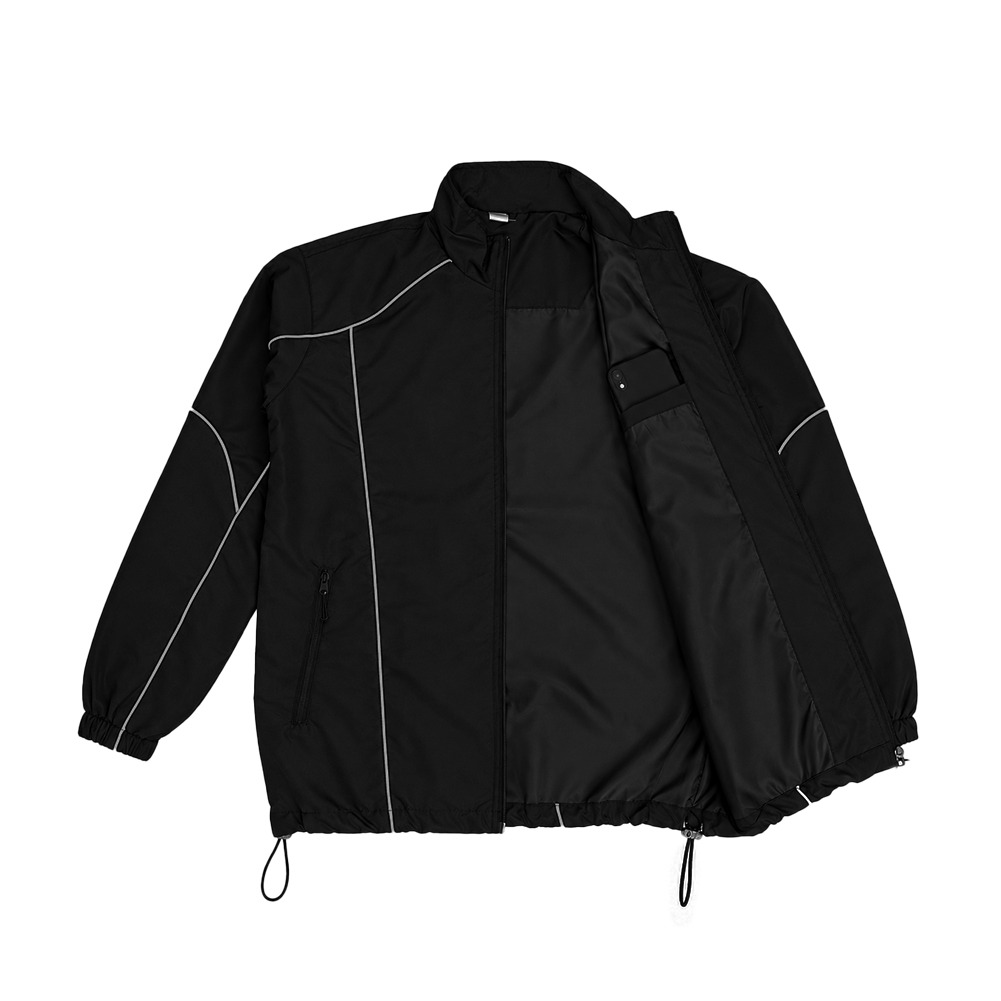 Hemdev Tracktop Jacket Reflective Alley Black
