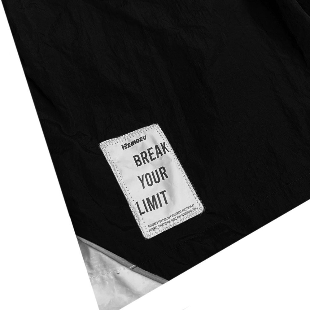 Hemdev Boardshort Reflective Rayden Black Grey White