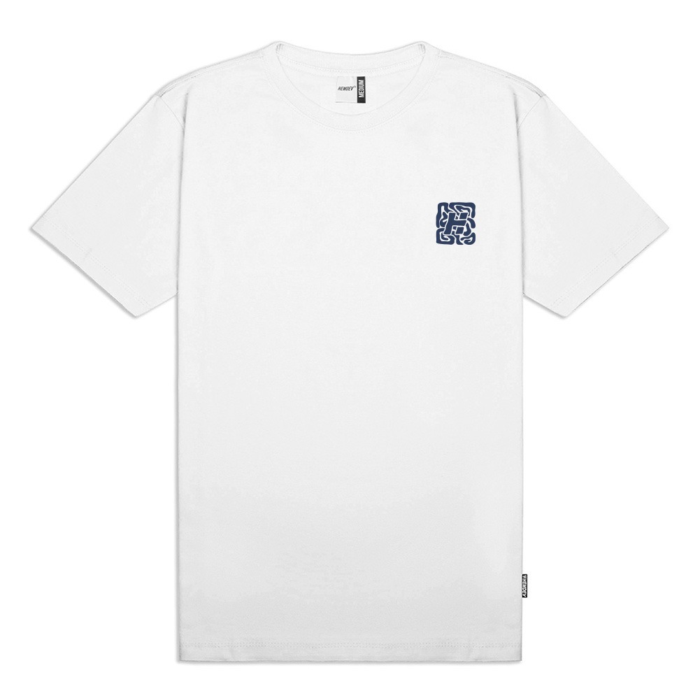 Hemdev Tshirt Blissfull White Tees Katun