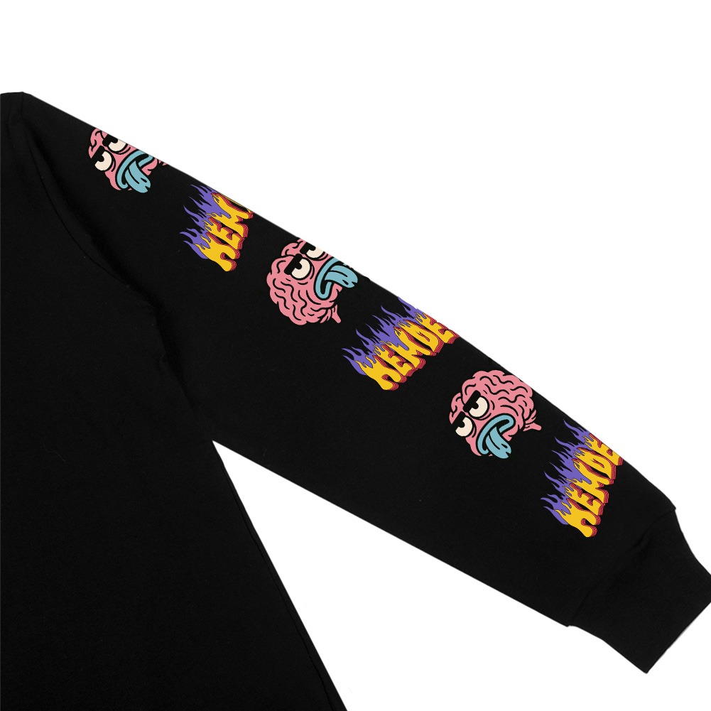 Hemdev Tshirt Longsleeve Hoos Black Tees Katun
