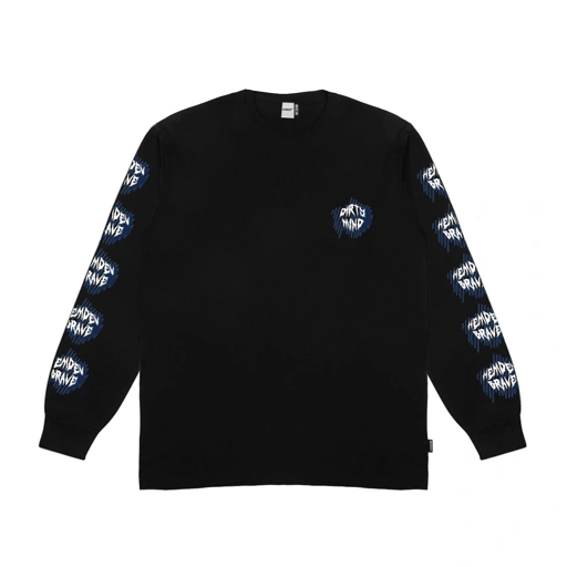 Image of Hemdev Tshirt Longsleeve Intituition Black Tees Katun