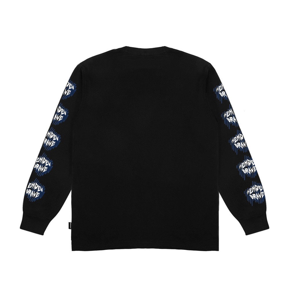 Hemdev Tshirt Longsleeve Intituition Black Tees Katun