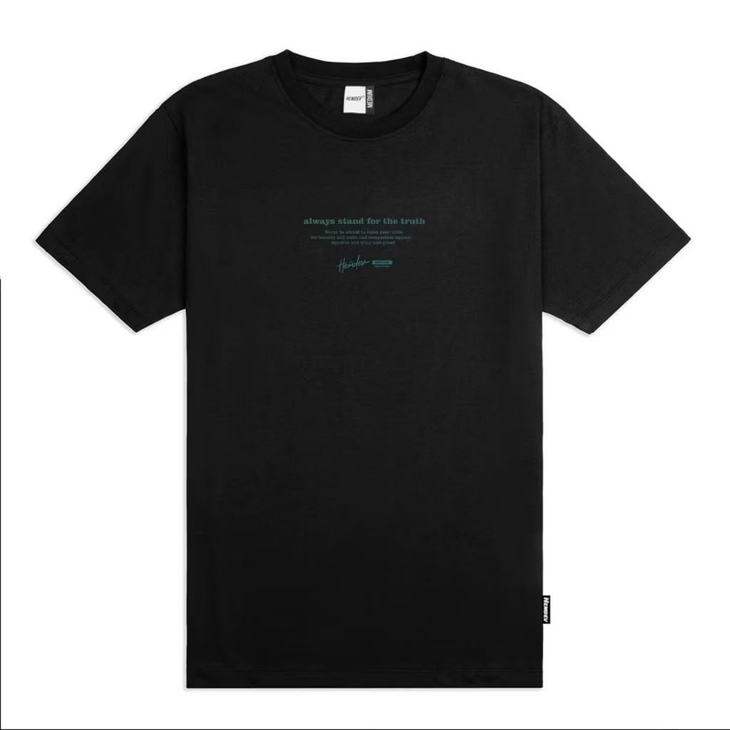 Hemdev Tshirt Roxxane Black Tees Katun