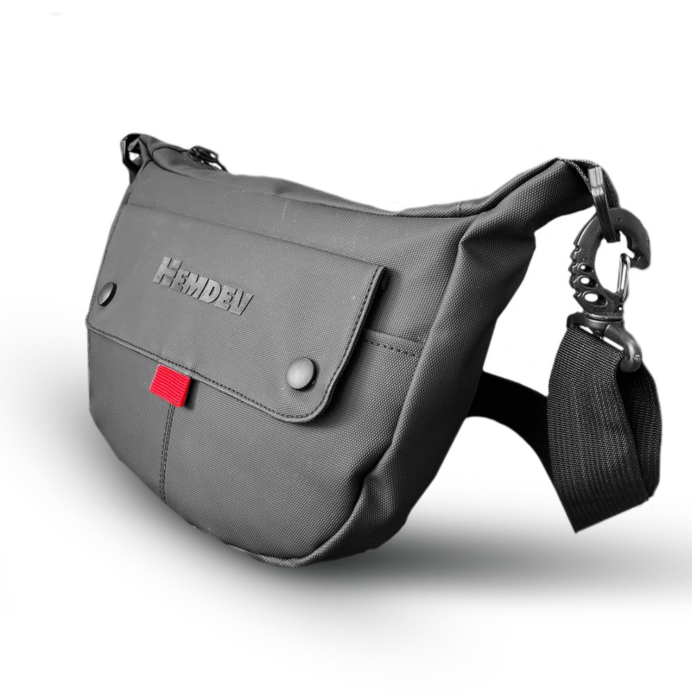 Hemdev Waistbag Black Crewl Tas Pinggang Slingbag Pria