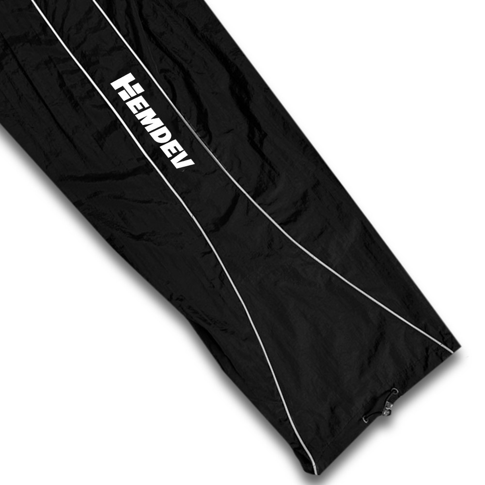 Hemdev Track Pants Reflective Wesley Black