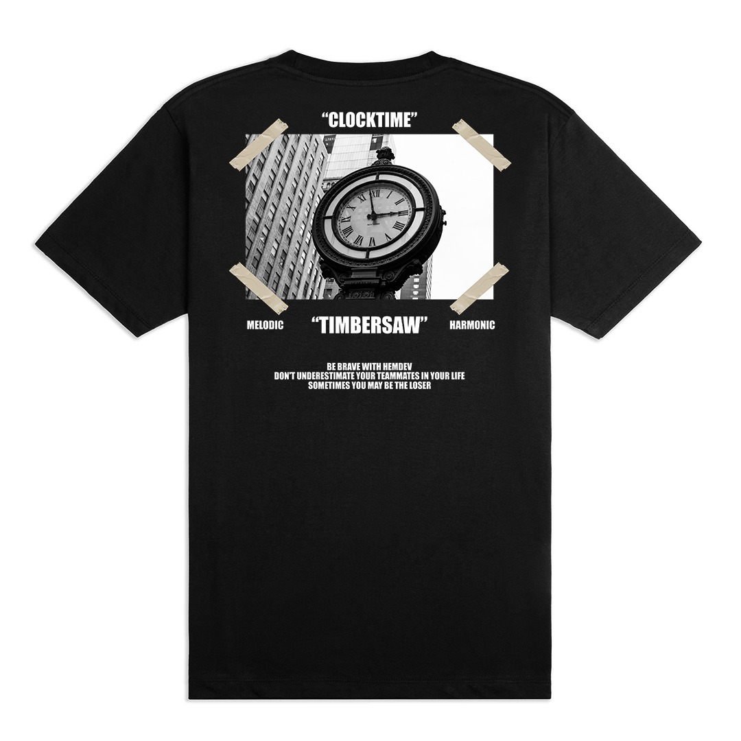 Hemdev Tshirt Timbersaw Black Tees Katun