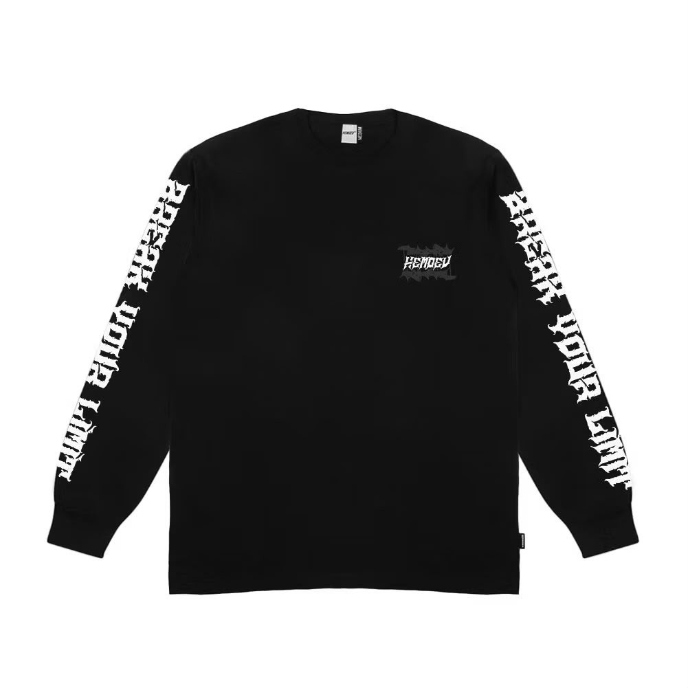 Hemdev Tshirt Longsleeve Widow Black Tees Katun