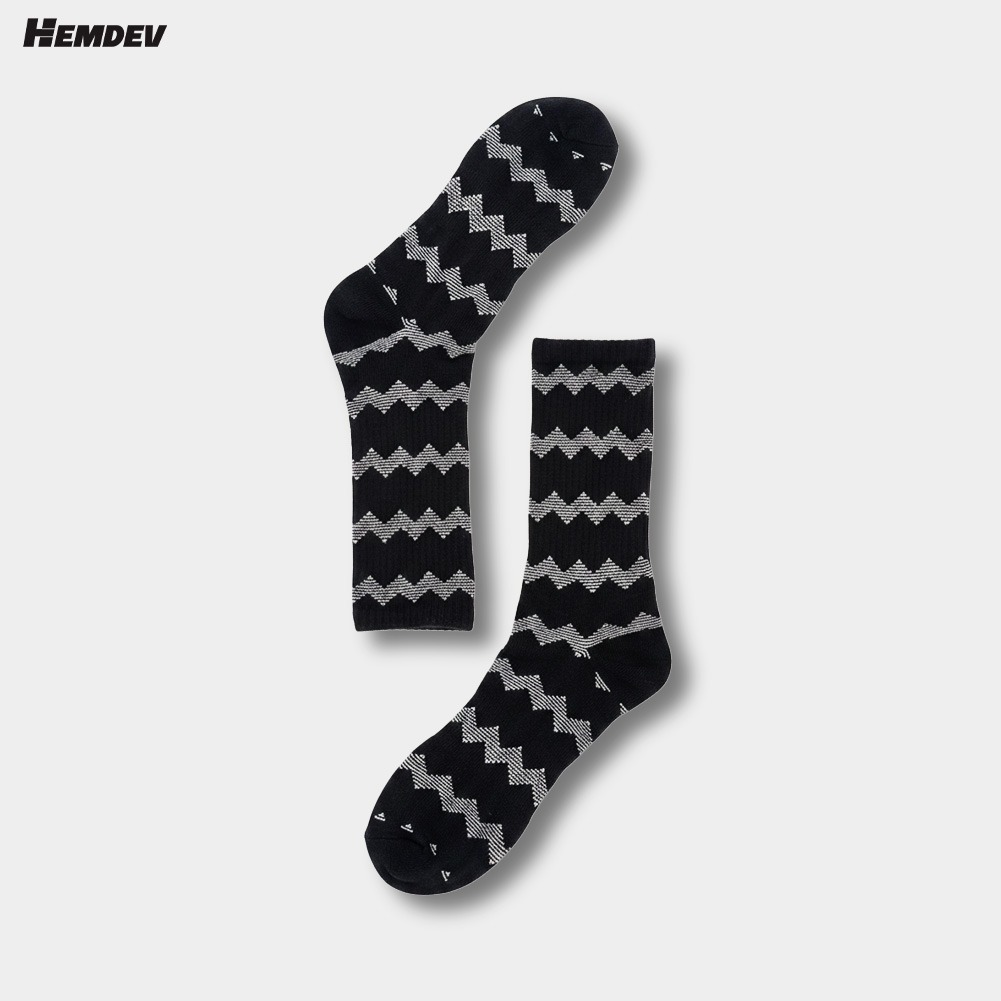 Hemdev Kaos Kaki Galter Black