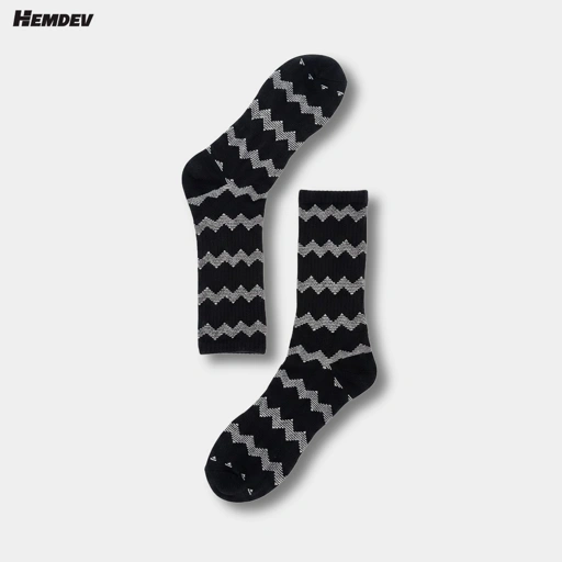Image of Hemdev Kaos Kaki Galter Black