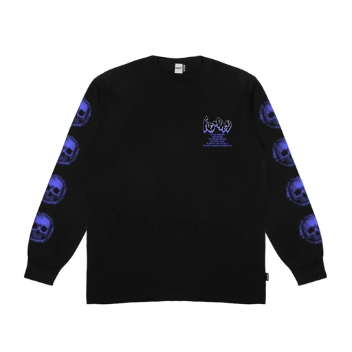 Hemdev Tshirt Longsleeve Leatre Black Tees Katun