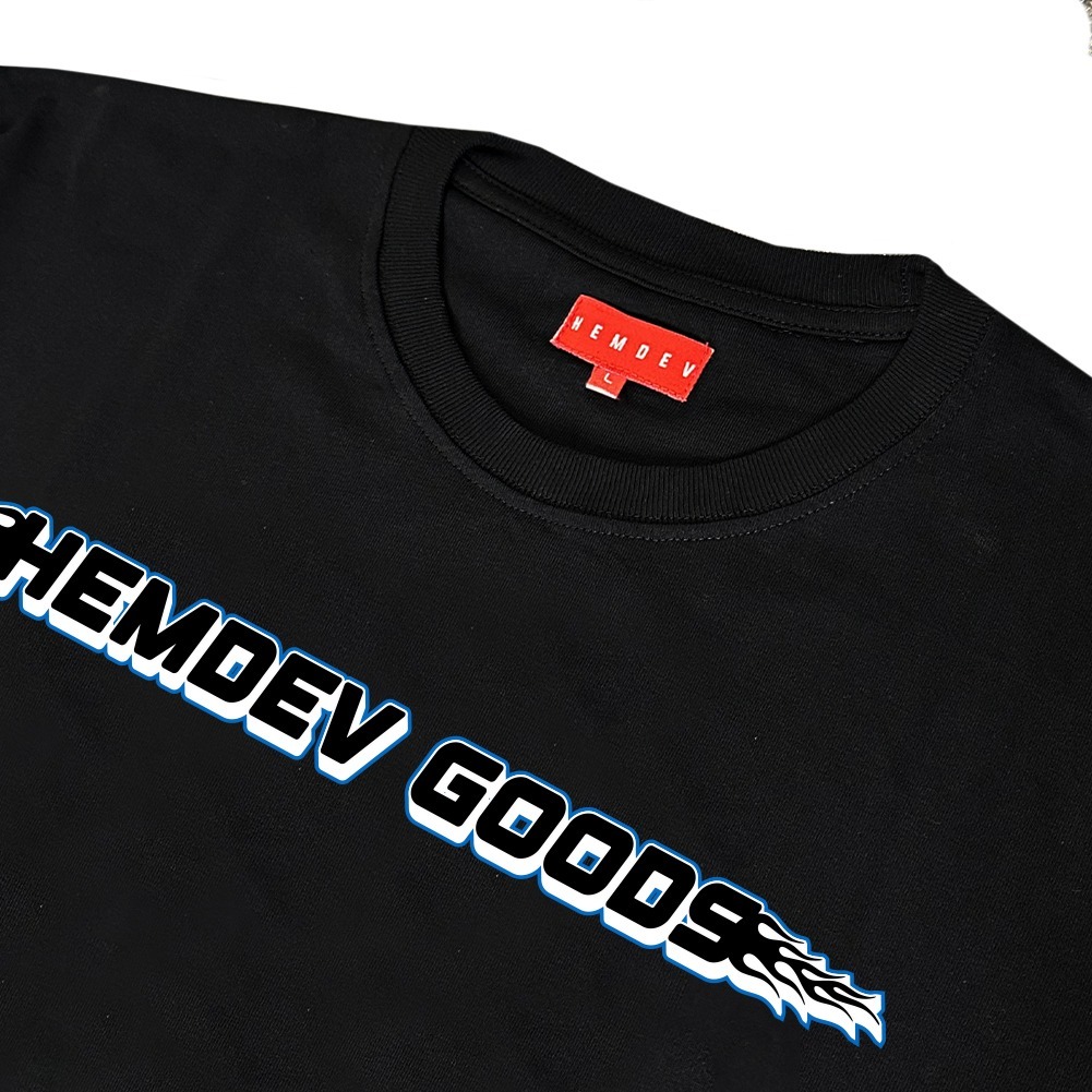 Hemdev Tshirt Boxy 16s Longsleeve Amalthea Black Tees Katun