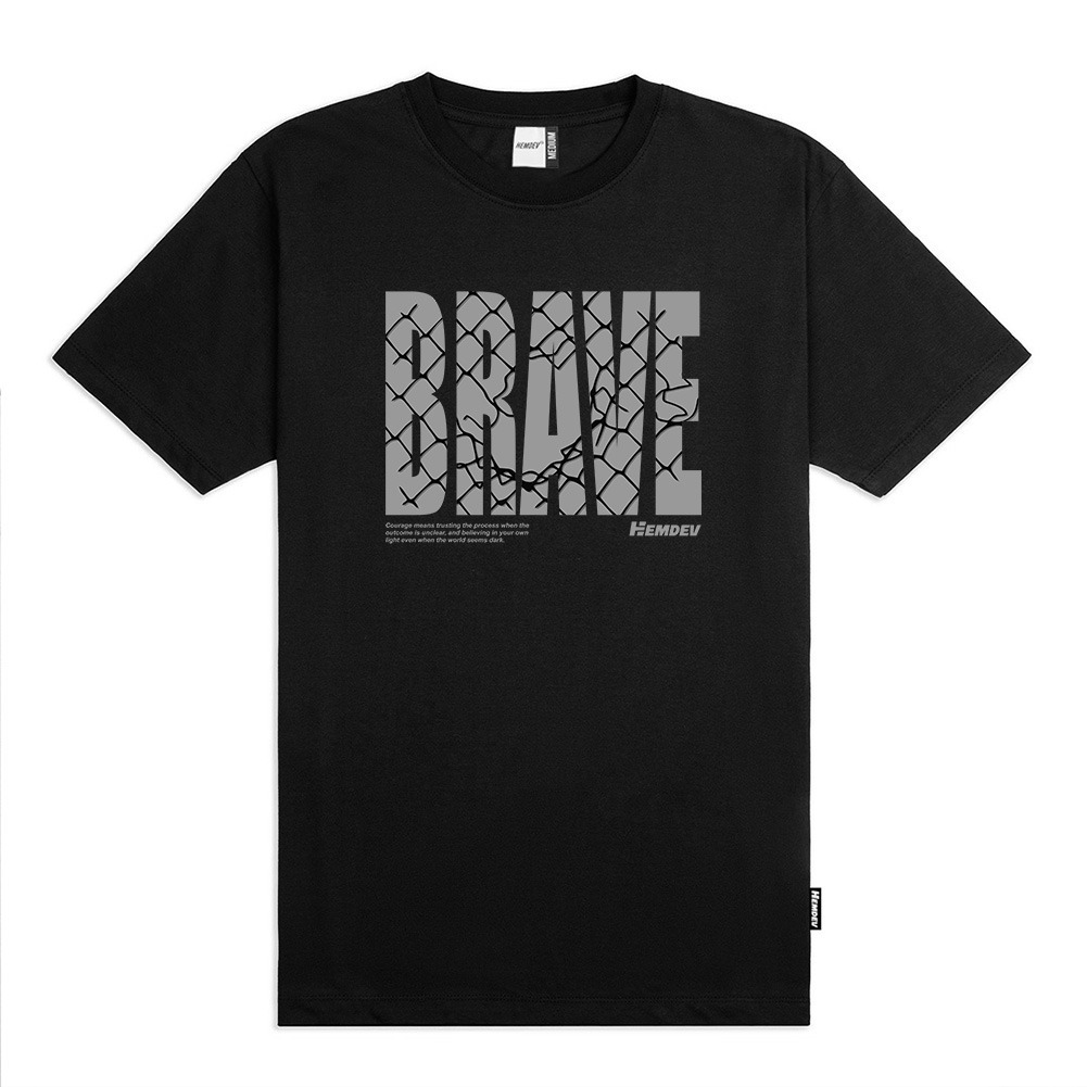 Hemdev Tshirt Cells Black Tees Katun