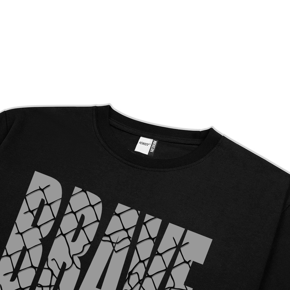 Hemdev Tshirt Cells Black Tees Katun