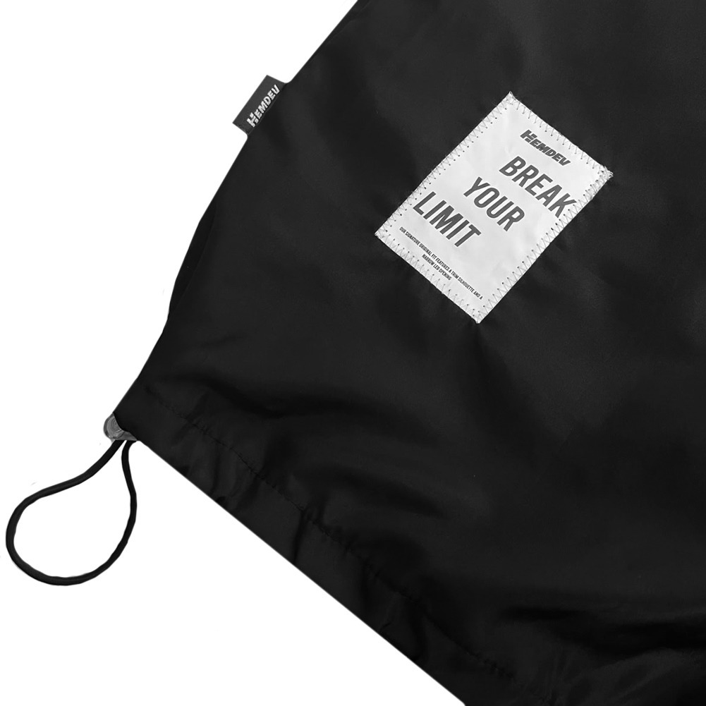 Hemdev Jacket Windbreaker Reflective Floyd Black