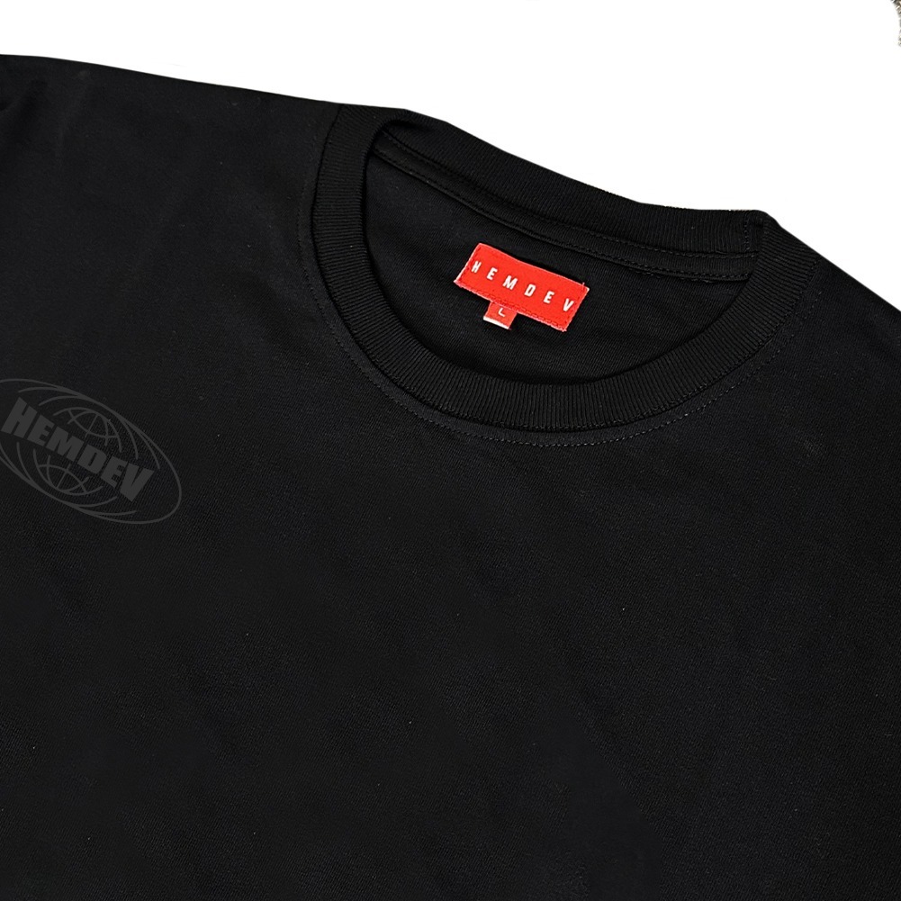 Hemdev Tshirt Boxy 16s Longsleeve Stuck Tees Katun