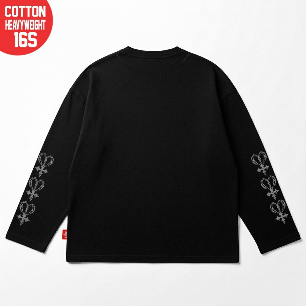 Hemdev Tshirt Boxy 16s Longsleeve Carme Tees Katun