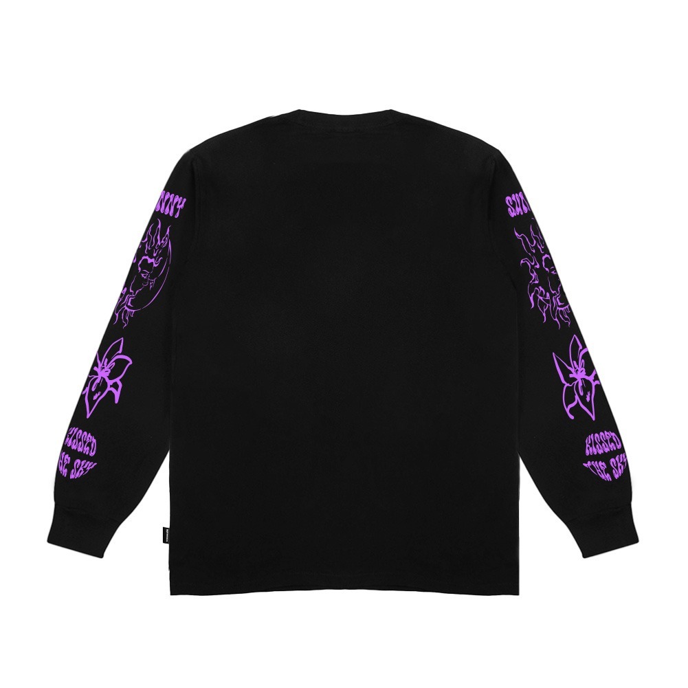 Hemdev Tshirt Longsleeve Sunkiss Black Tees Katun