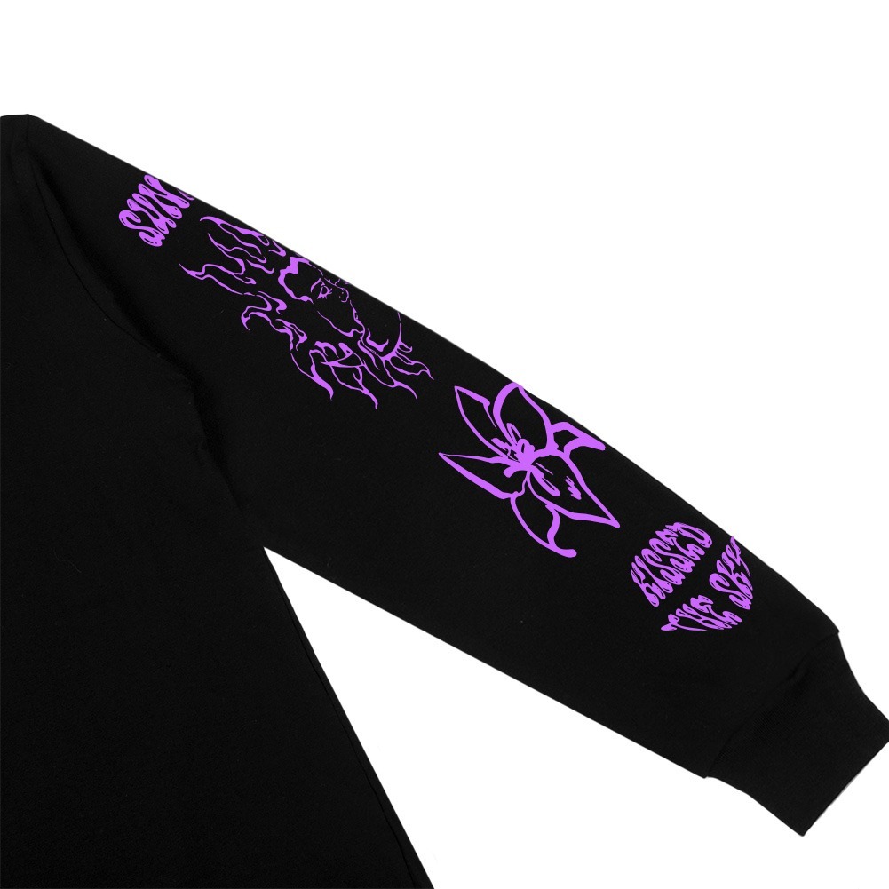 Hemdev Tshirt Longsleeve Sunkiss Black Tees Katun