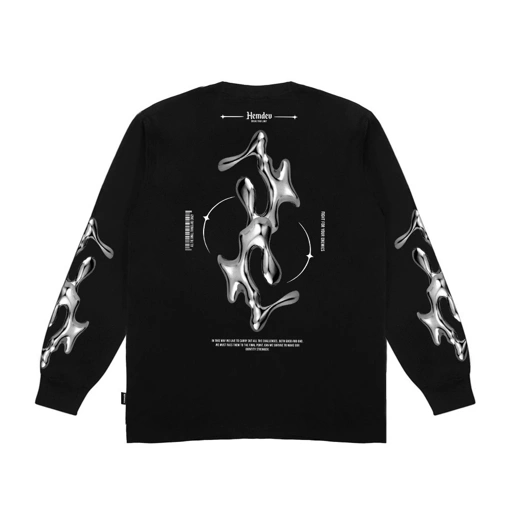 Hemdev Tshirt Longsleeve Carry Out Black Tees Katun