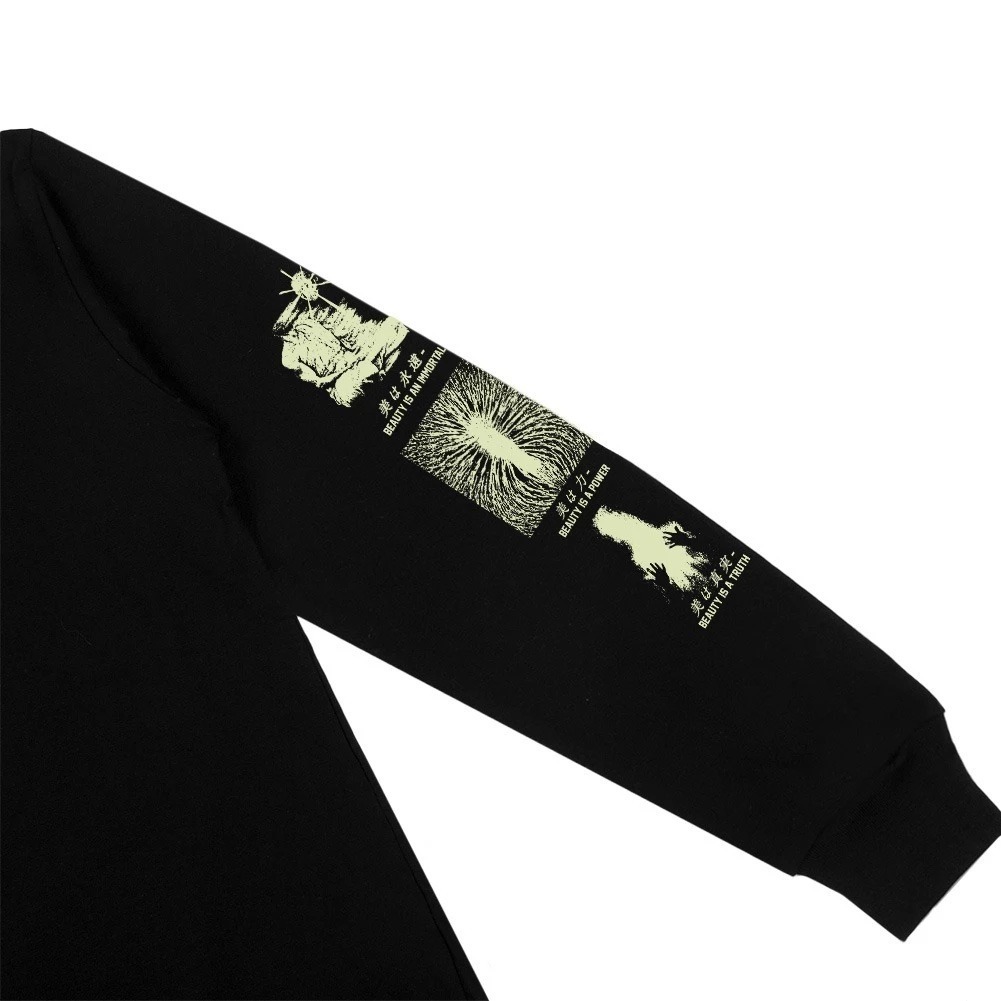 Hemdev Tshirt Longsleeve Chikara Black Tees Katun