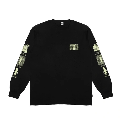 Hemdev Tshirt Longsleeve Chikara Black Tees Katun