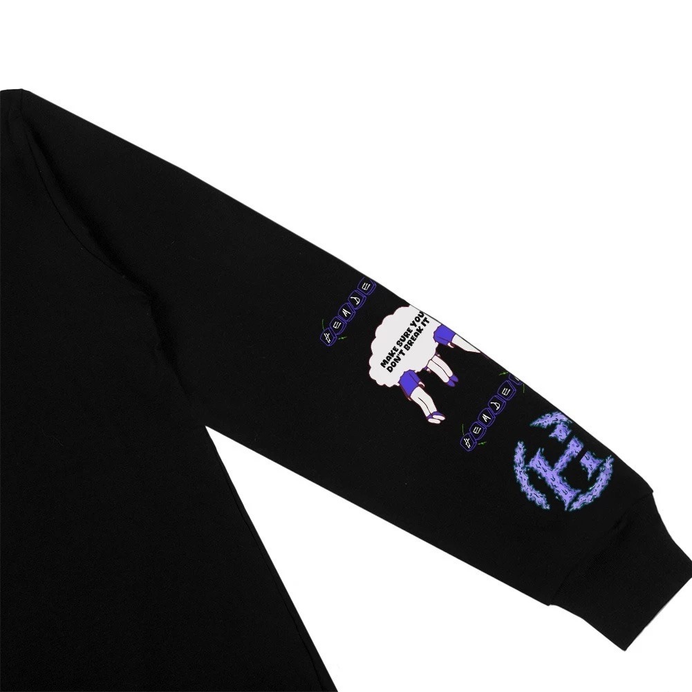 Hemdev Tshirt Longsleeve Enigma Black Tees Katun