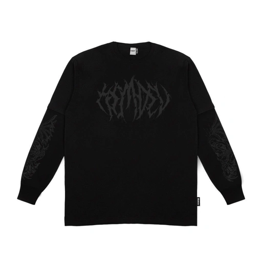 Hemdev Tshirt Doublesleeve Ganys Black Tees Katun