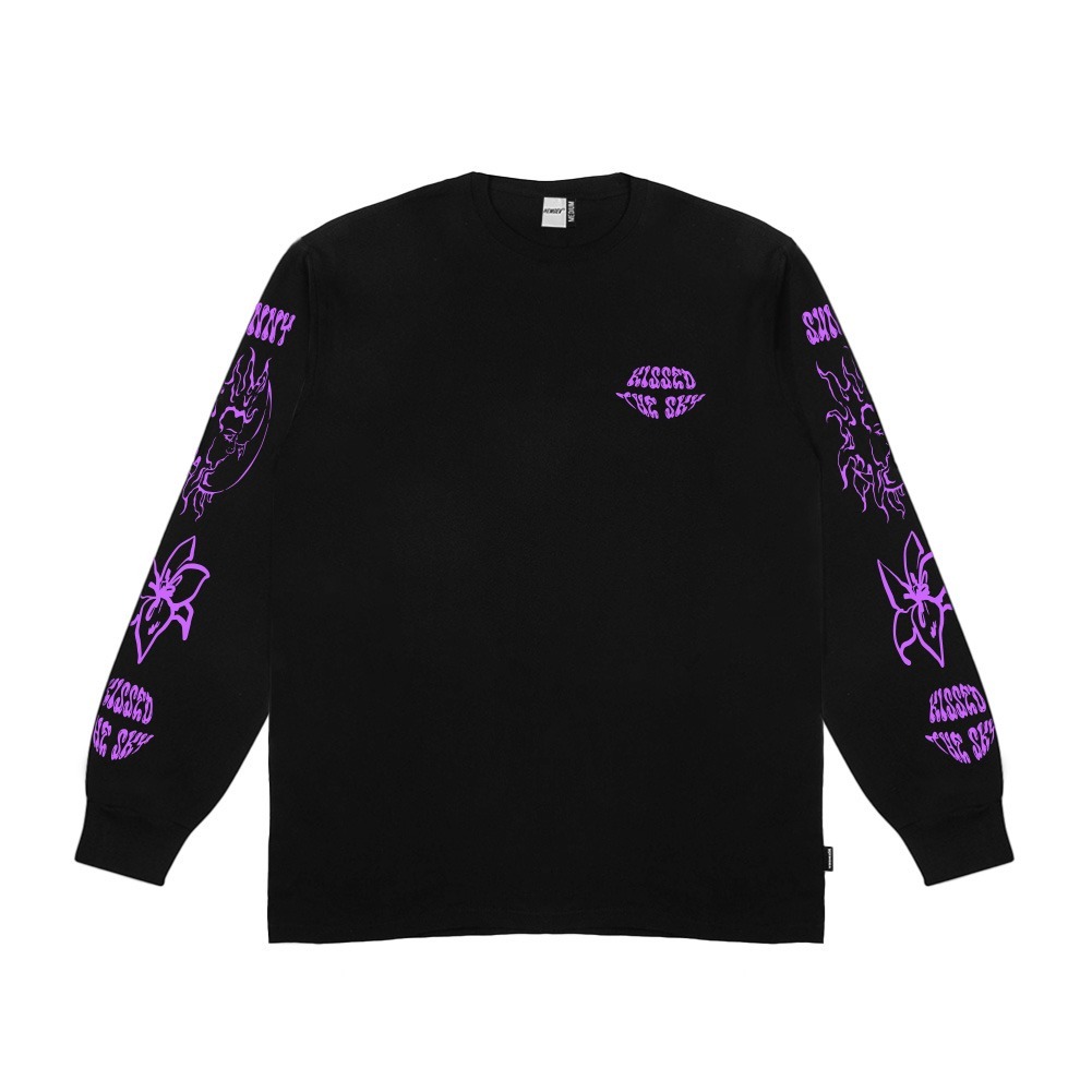 Hemdev Tshirt Longsleeve Sunkiss Black Tees Katun