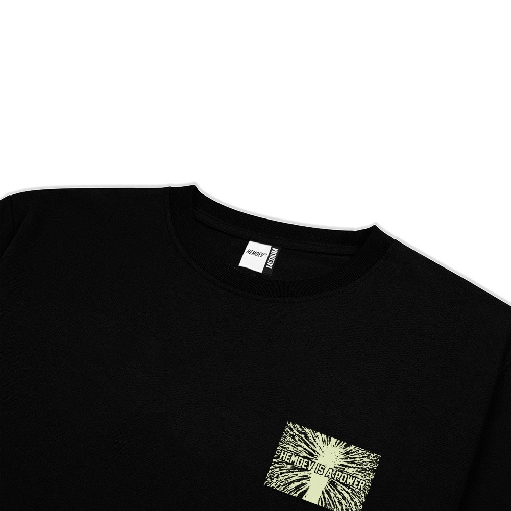 Hemdev Tshirt Longsleeve Chikara Black Tees Katun