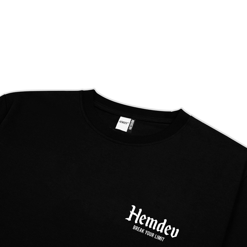 Hemdev Tshirt Longsleeve Carry Out Black Tees Katun
