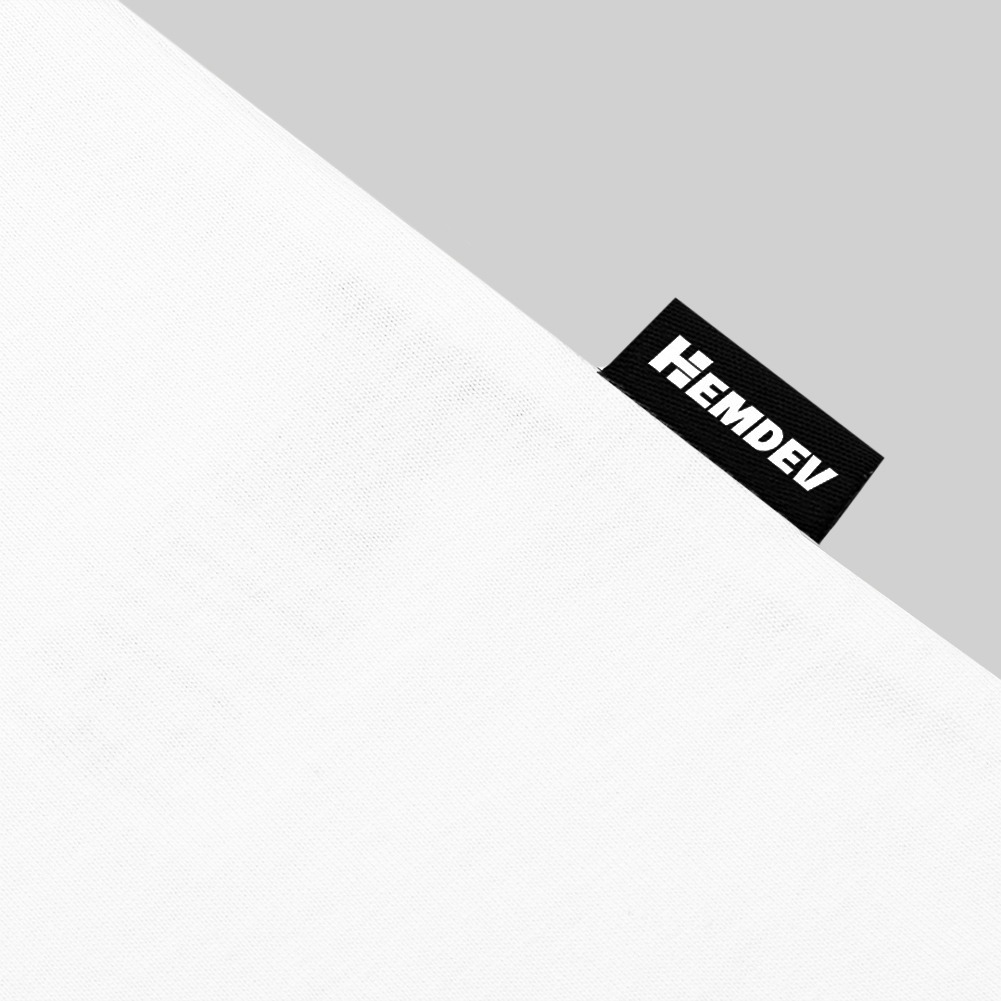 Hemdev Tshirt Longsleeve Attachment White Tees Katun