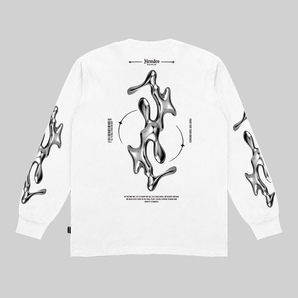 Hemdev Tshirt Longsleeve Carry Out Black Tees Katun