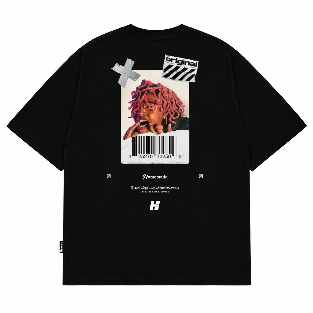 Hemdev Tshirt Oversize Hanson Black Tees Katun