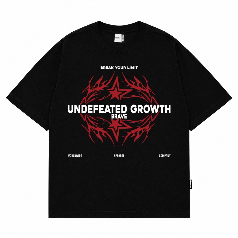 Hemdev Tshirt Oversize Consider Black Tees Katun