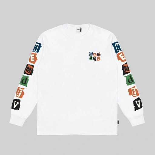 Hemdev Tshirt Longsleeve Puzzles White Tees Katun