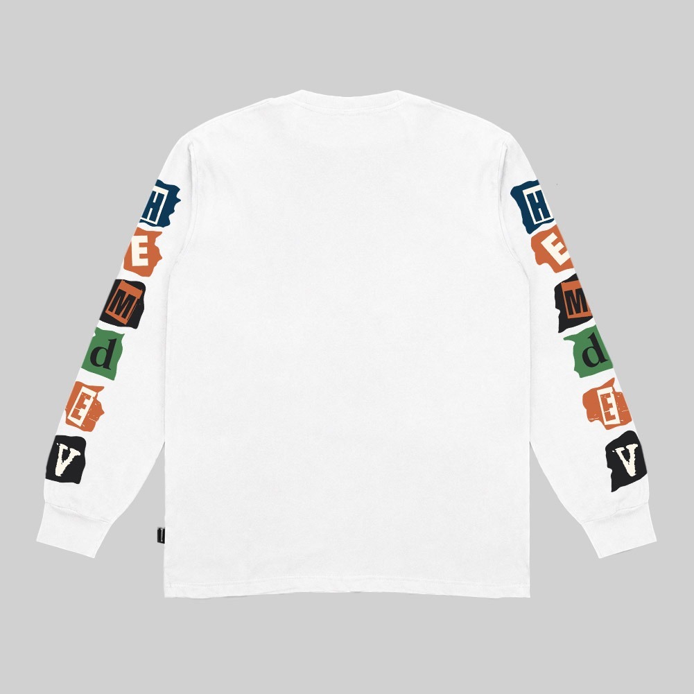 Hemdev Tshirt Longsleeve Puzzles White Tees Katun