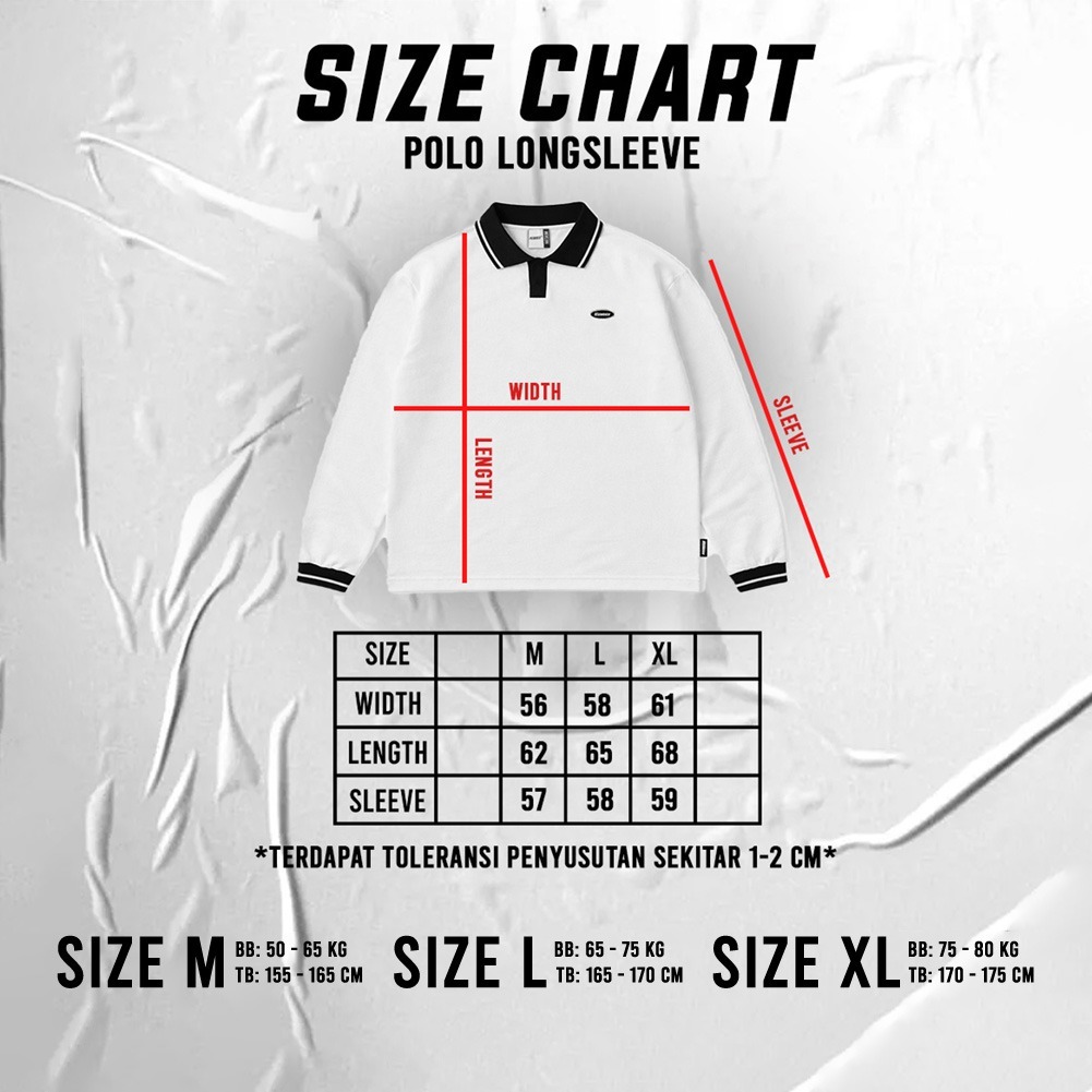 Hemdev Polo Longsleeve Boxy Cent White Tees