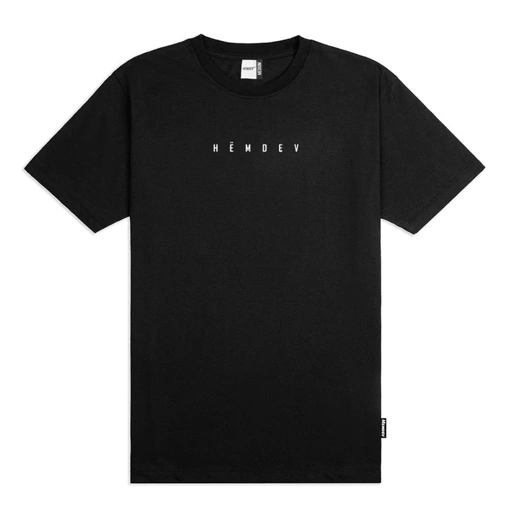 Image of Hemdev Tshirt HOPE Black Tees Katun
