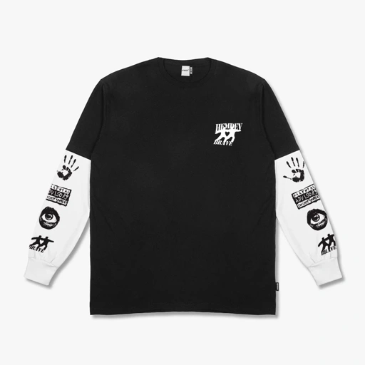 Image of Hemdev Tshirt Doublesleeve Parental Black Tees Katun