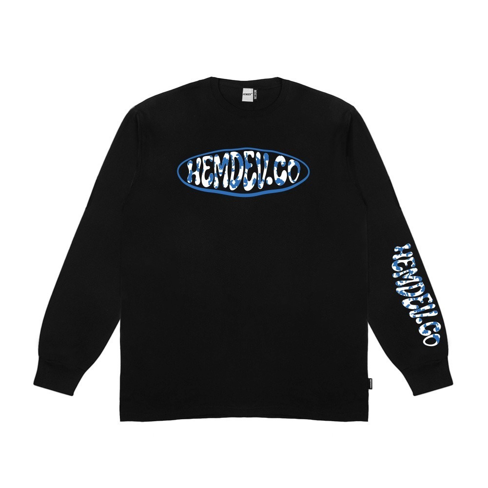 Hemdev Tshirt Longsleeve Raven Tees Katun