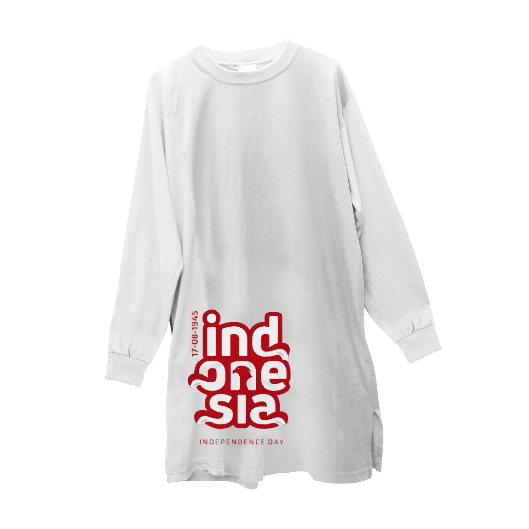 Hijasku Tunik Agustus Kemerdekaan Cotton