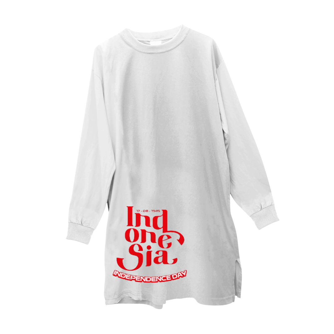 Hijasku Tunik Jumbo Agustus Kemerdekaan Cotton