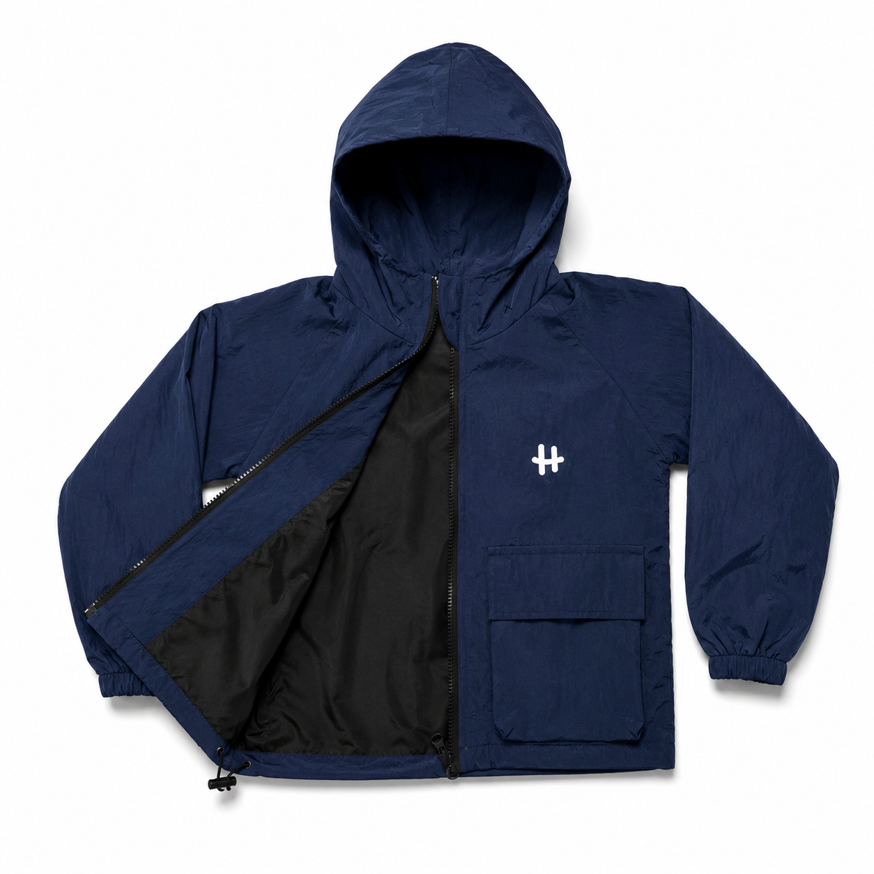 Hijasku Jaket Anak Parka 2in1 Windbreaker Reverse Laki Laki Perempuan
