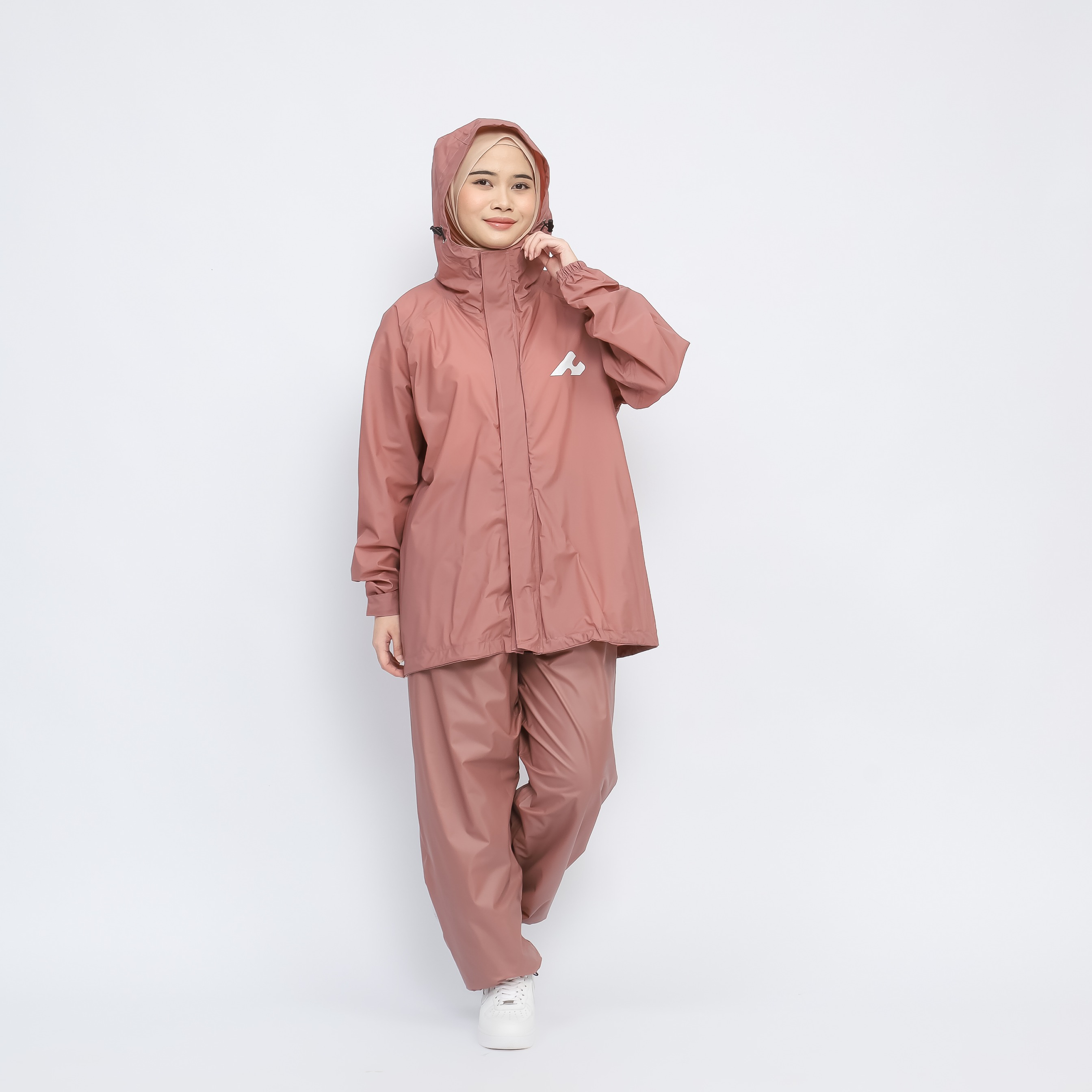 Hijasku Jas Hujan Setelan Backpack