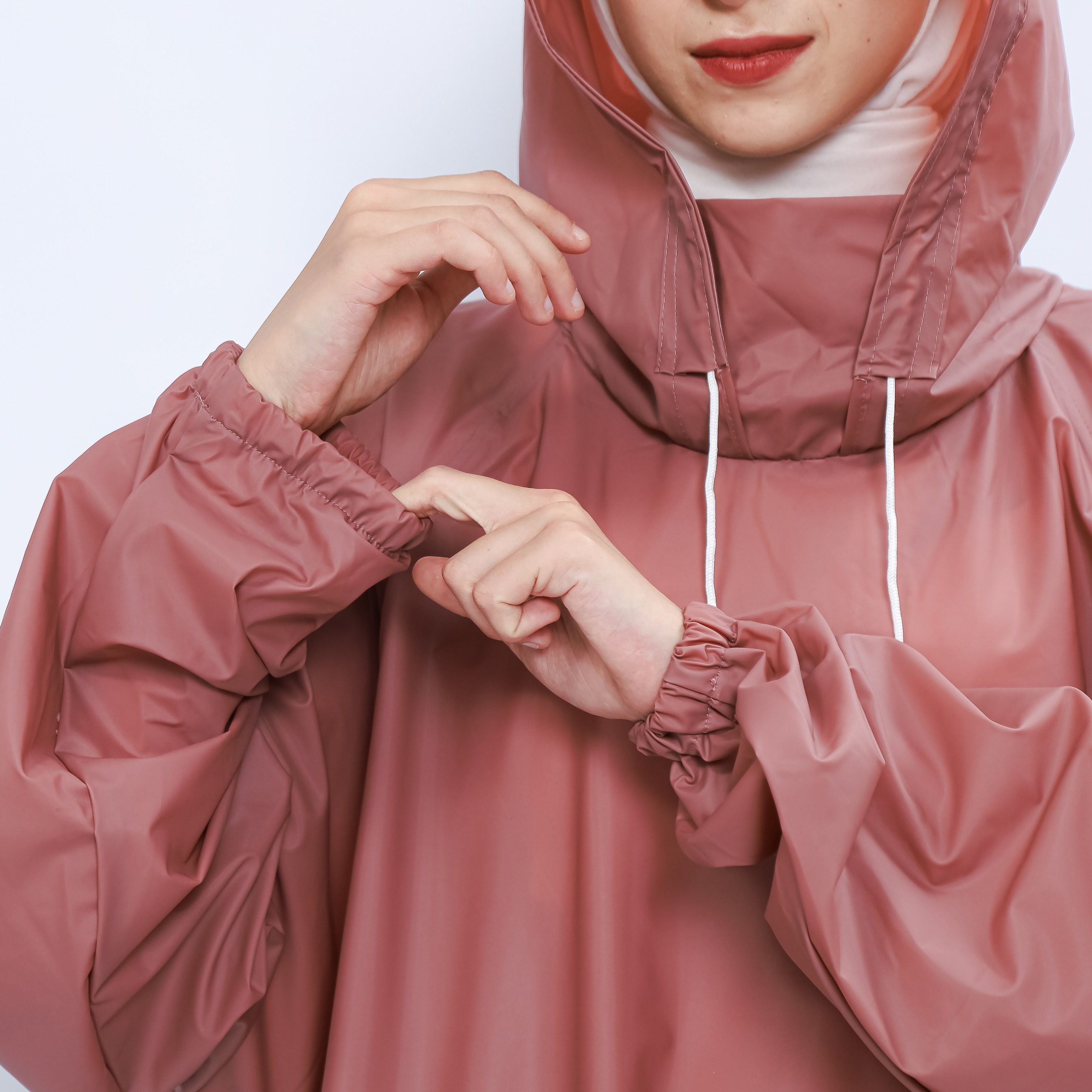 Hijasku Jas Hujan Gamis Backpack