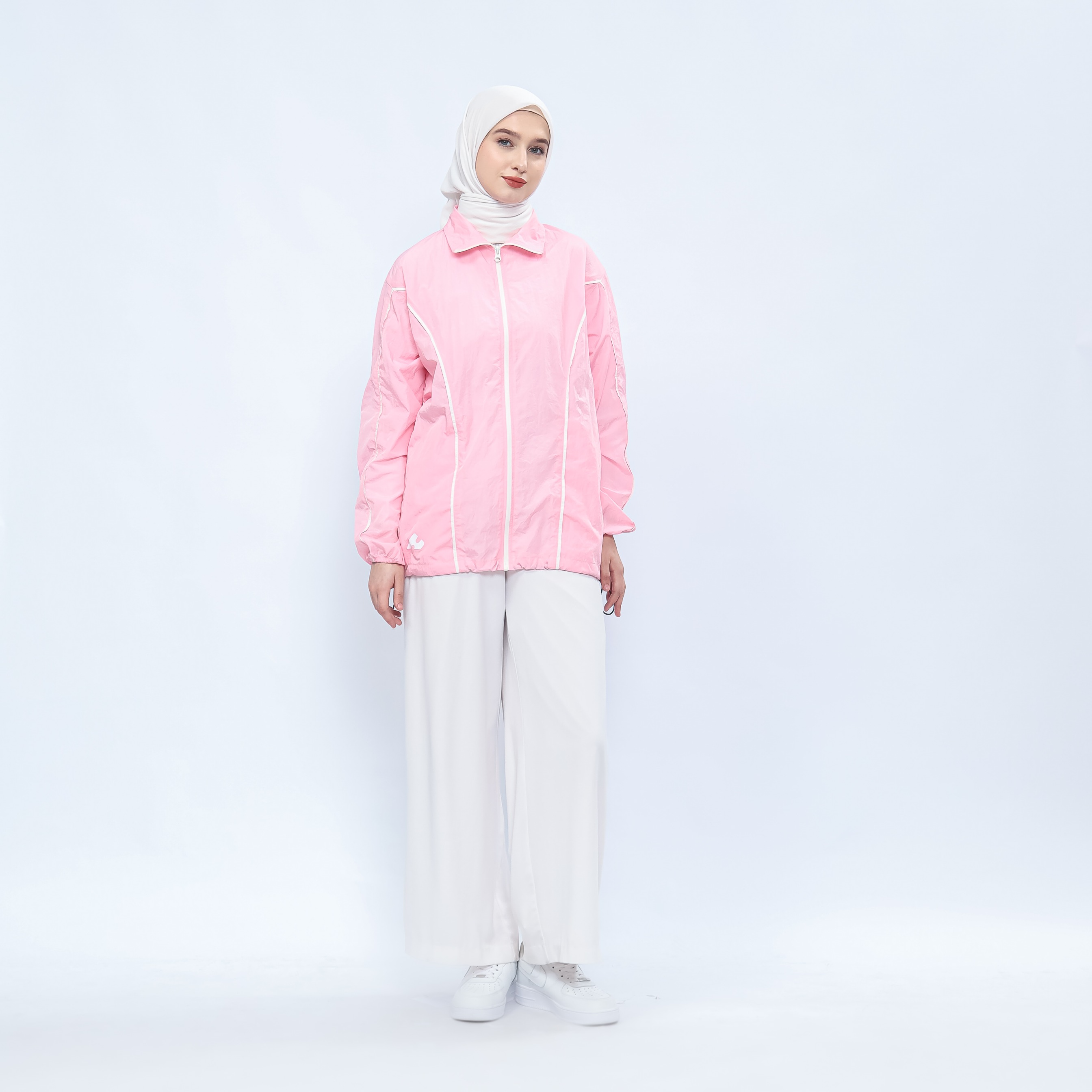Hijasku Jaket Olahraga Dusky Crinkle