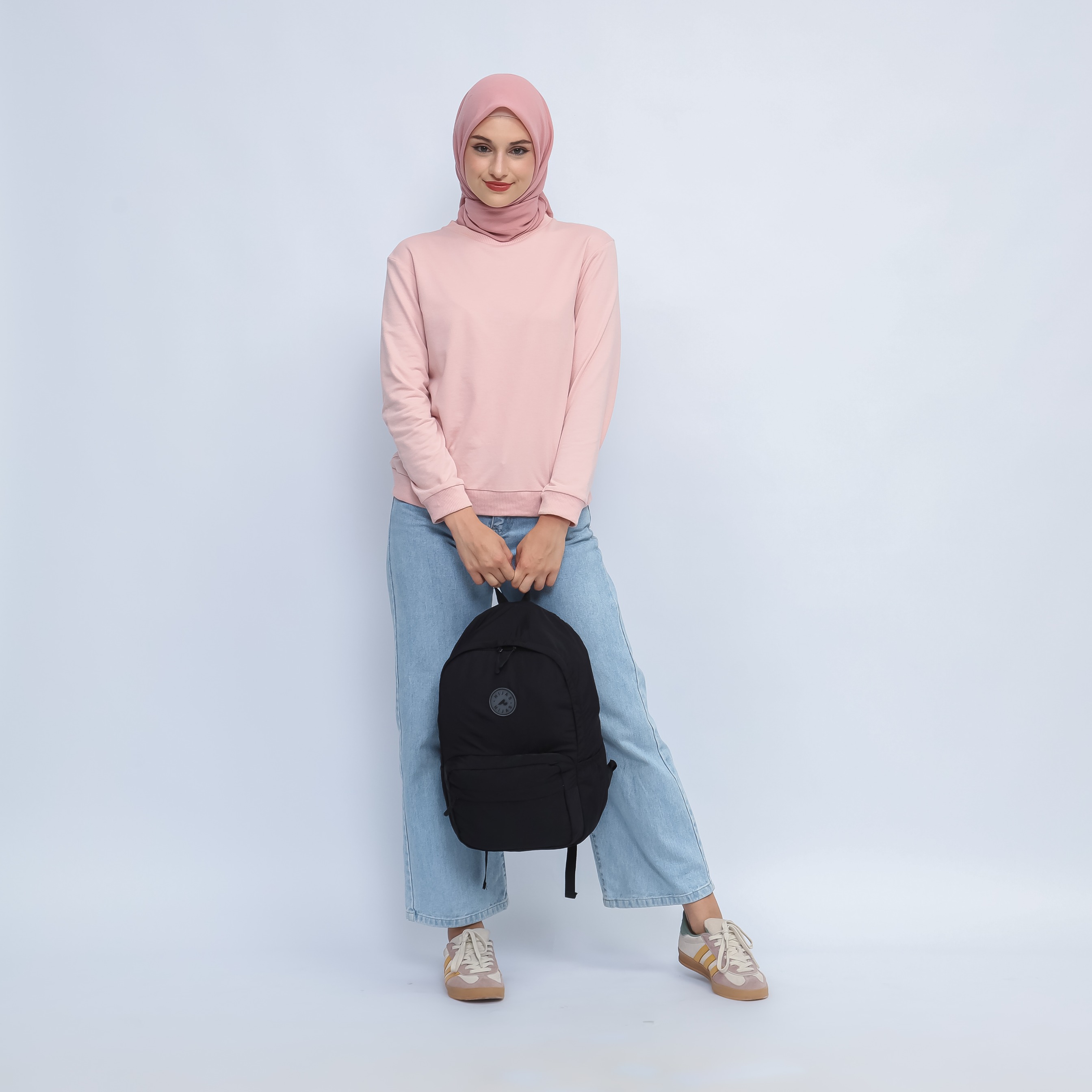 Hijasku Tas Ransel Backpack Sekolah Traveling Wanita Pria